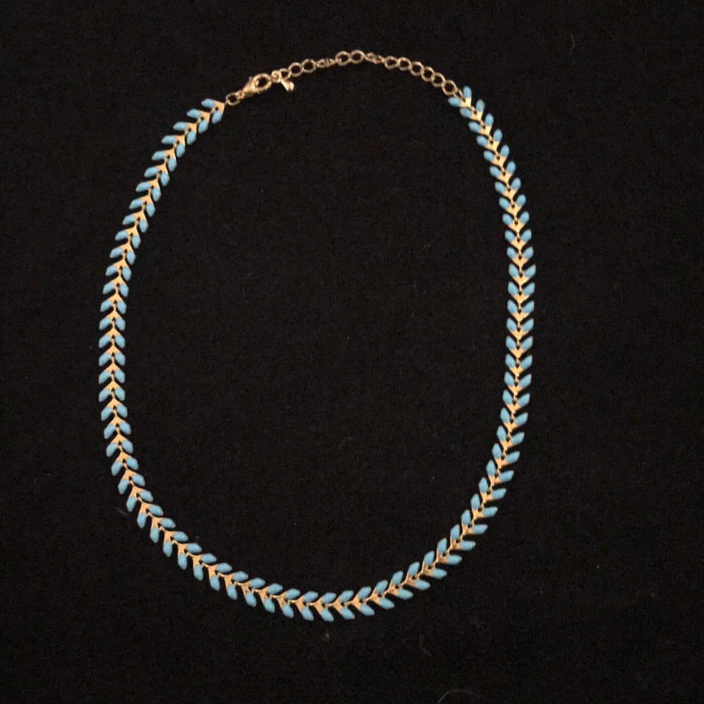 Blue and gold Choker